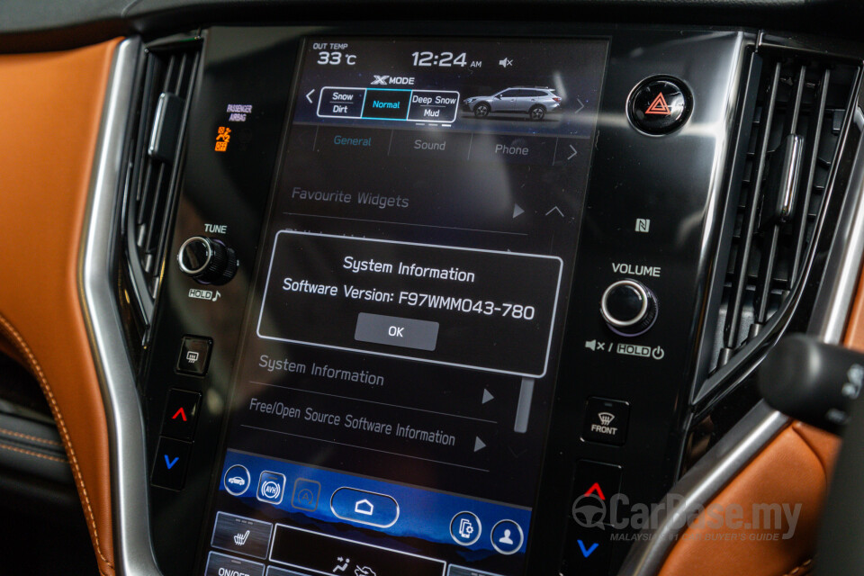 Subaru Outback BT (2024) Interior