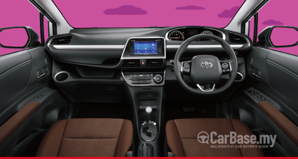 Toyota Sienta NHP170 (2016) Interior