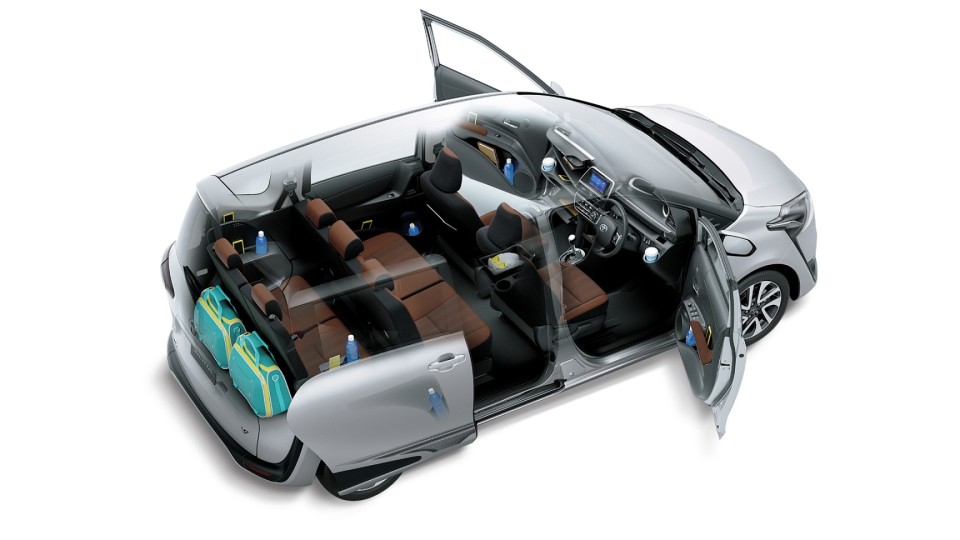Toyota Sienta NHP170 (2016) Interior
