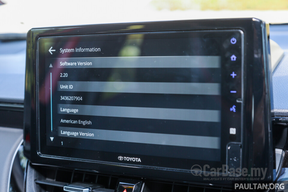 Toyota Corolla Cross XG10 (2021) Interior