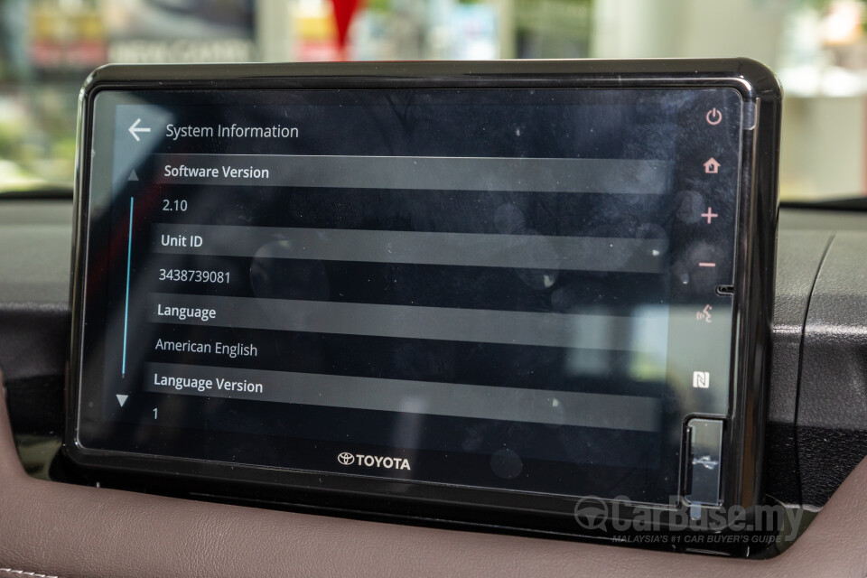 Toyota Vios NGC102 (2023) Interior