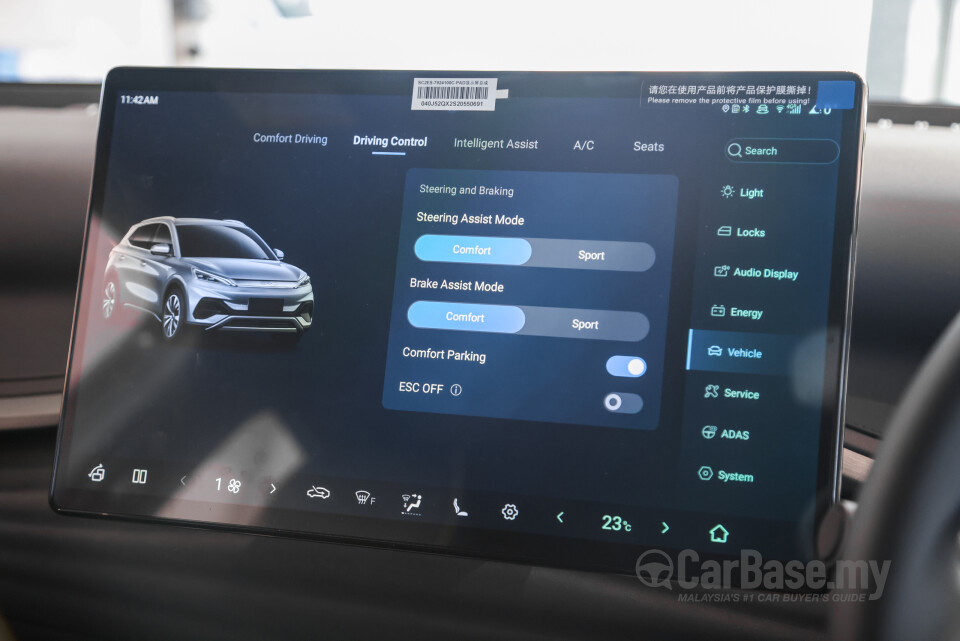 BYD Atto 3 Mk1 Update (2024) Interior