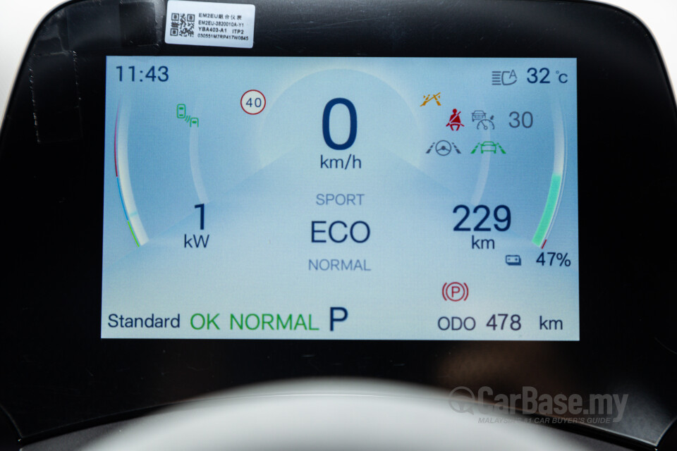BYD Dolphin Mk1 (2023) Interior