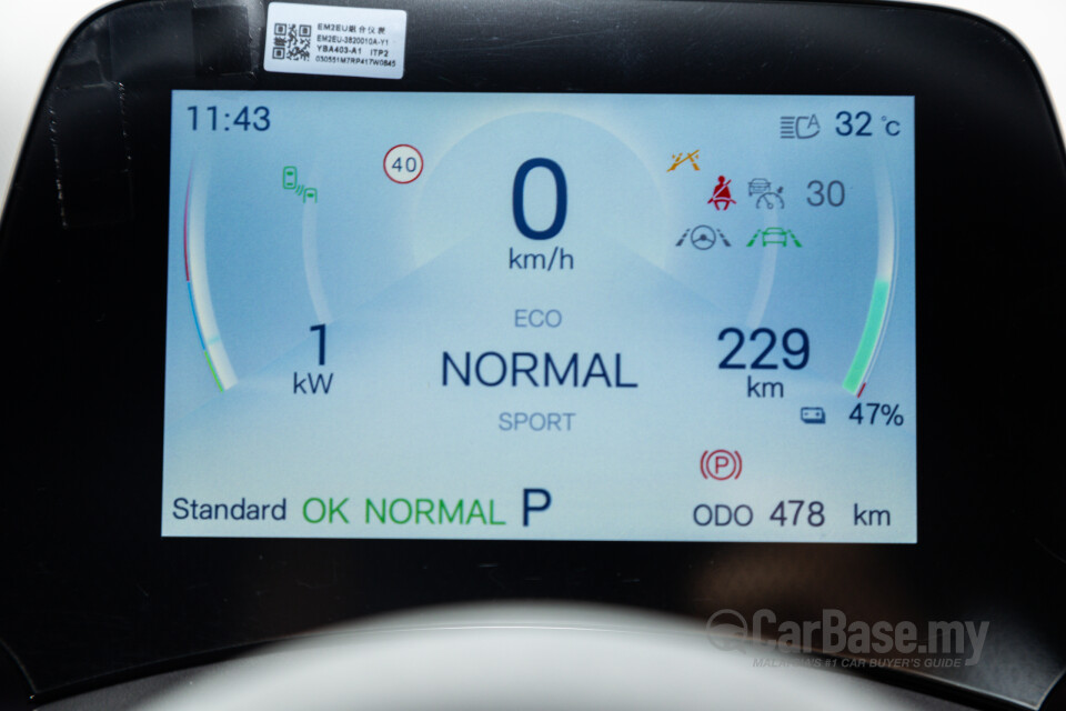 BYD Dolphin Mk1 (2023) Interior