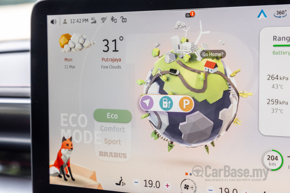 smart #1 HX11 (2023) Interior