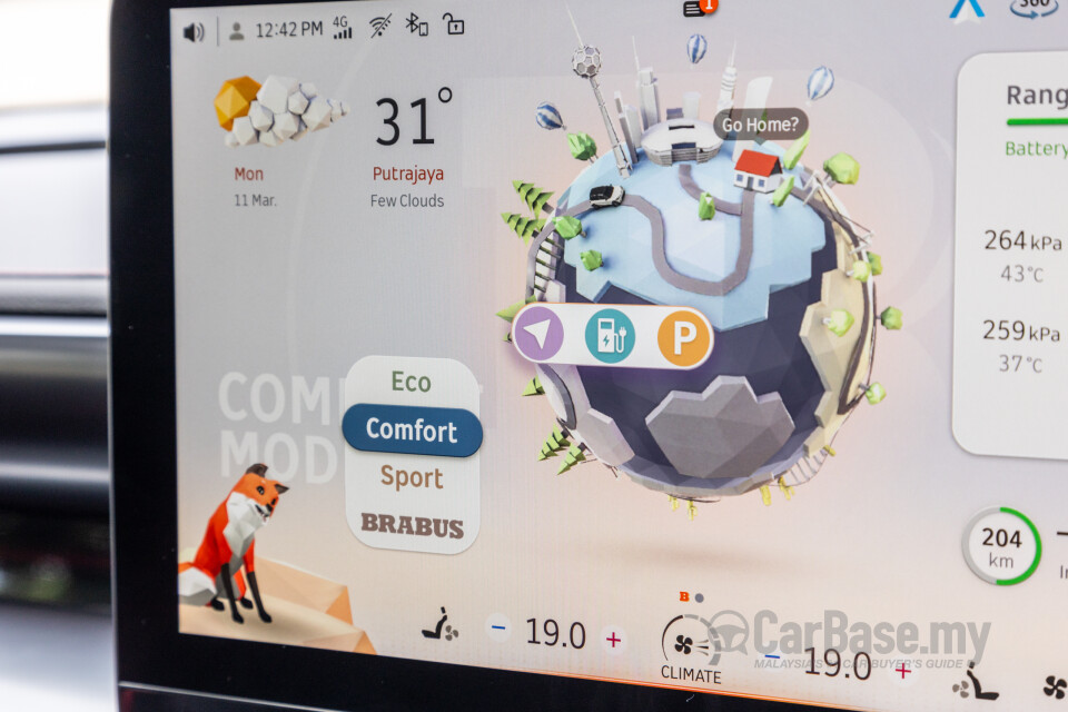 smart #1 HX11 (2023) Interior